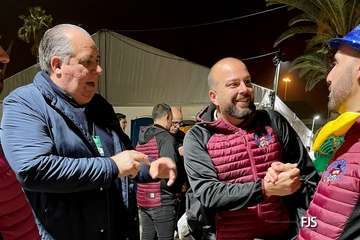 Actuación de la murga teldense Los Nietos de SaryManchez en la segunda fase del concurso carnavalero de la capital grancanaria/FJS Fotografía y TA.
